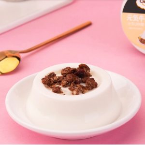 巧妈妈 谷物脆元気牛乳布丁 510g/6杯*3件