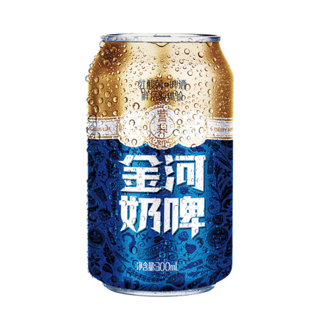 金河 乳酸菌奶啤饮料300ml*6罐