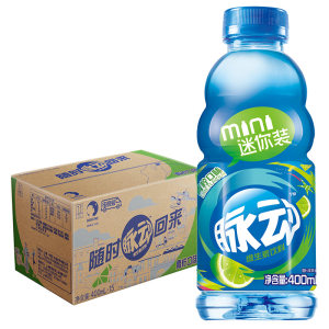 天猫超市 脉动 青柠口味 维生素功能饮料 400ml*15瓶/箱