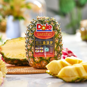 菲律宾进口 Dole都乐 无冠金菠萝 800g*2只