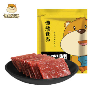 懒熊食尚 网红靖江猪肉脯100g*3