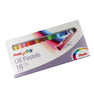 Pentel 派通 16色油画棒彩色蜡笔 儿童 学生美术绘画 可水洗 PHN-16