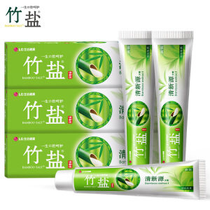 LG竹盐 牙膏 清新源110g*3（买2送1装） 清新口气 呵护牙龈健康
