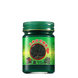 泰国直邮 卧佛 加强版青草药膏 50g 驱蚊止痒/舒缓酸痛/提神醒脑