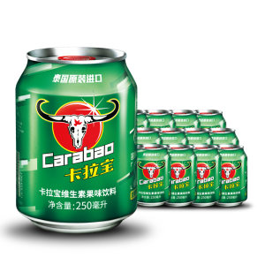 泰国 Carabao卡拉宝 维生素运动功能饮料 250ml*12罐