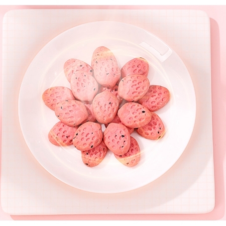 布拉粉小兔团团 草莓小饼干