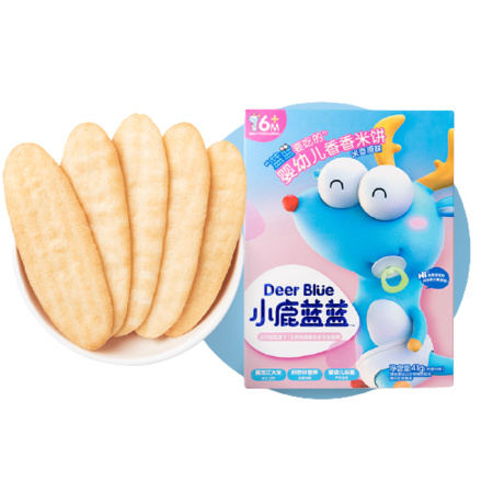 小鹿蓝蓝 婴幼儿米饼 41g
