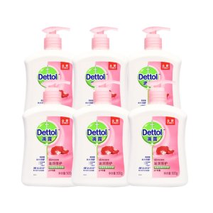 天猫超市 滴露 Dettol 抑菌洗手液 500g*6瓶 46.9元包邮
