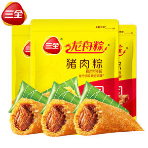三全 嘉兴粽子 猪肉粽 3只/300g