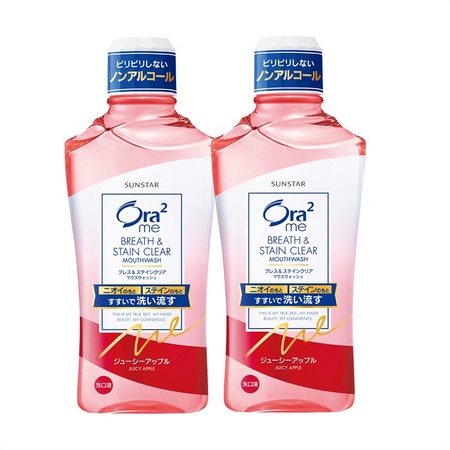 88VIP：Ora2 皓乐齿 甜润苹果漱口水 460ml*2