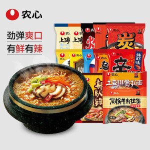 农心 拉面组合 15种口味全家福 劲道不油腻