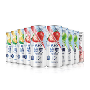 锐澳RIO 上市新品 清爽系列 5度气泡鸡尾酒 3口味 330ml*10罐