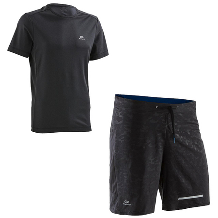 DECATHLON 迪卡侬 117093 男款运动短裤 两件套