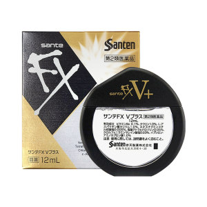 日本原产 参天FX V+ 金装清凉型眼药水 12ml 缓解眼疲劳