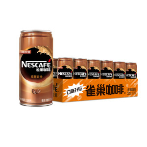 天猫超市 雀巢咖啡 香滑即饮罐装 210ml*24罐 85元包邮 返12元猫超卡后