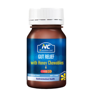 清仓 澳洲 Nutrition Care 蜂蜜养胃咀嚼片 60粒 抑制幽门螺杆菌