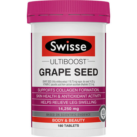 88VIP：Swisse 斯维诗 葡萄籽精华片 180片